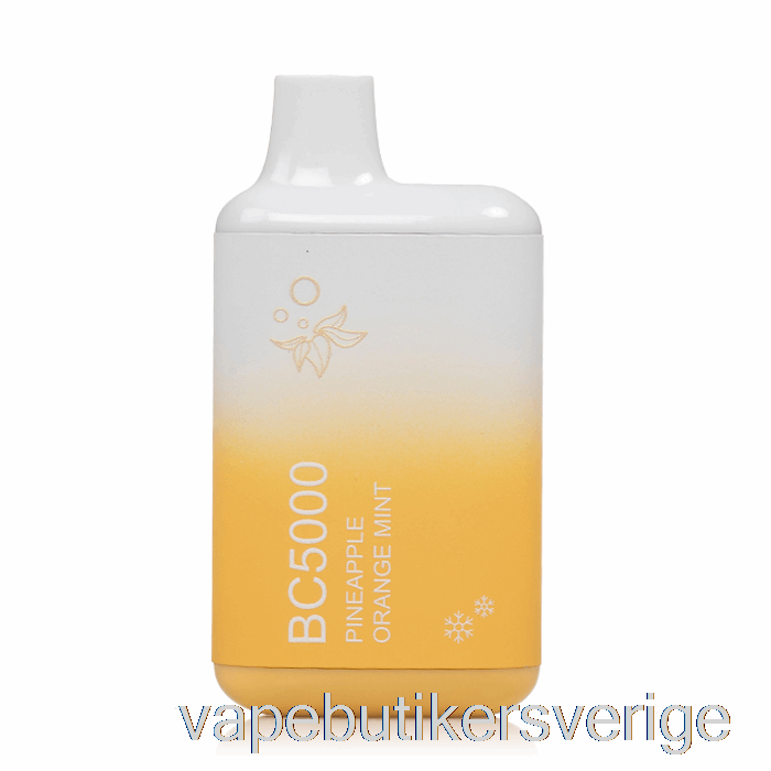 Vape Sverige Bc5000 Engångsananas Apelsin Mynta